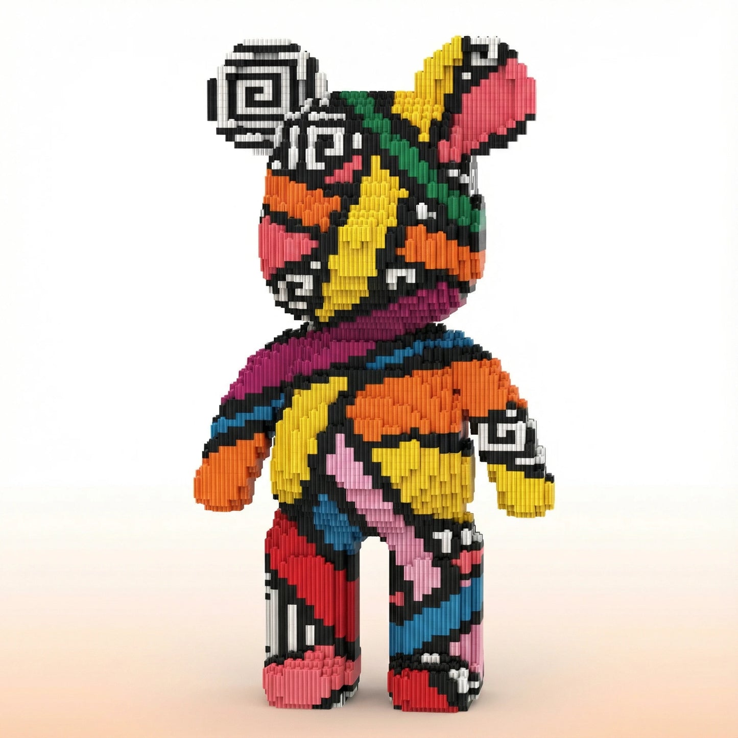 BRIKKO - Ours géant à assembler (43 cm)