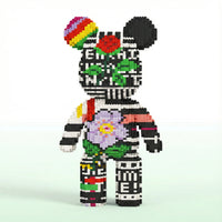 Floral Graffiti Bear