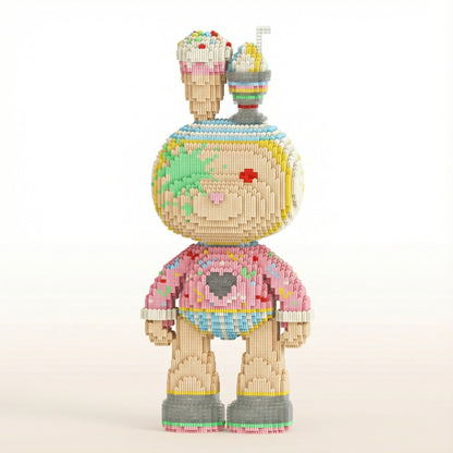 BRIKKO - Ours géant à assembler (43 cm)