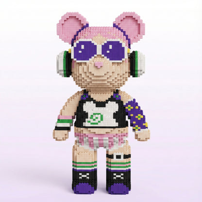 BRIKKO - Ours géant à assembler (43 cm)