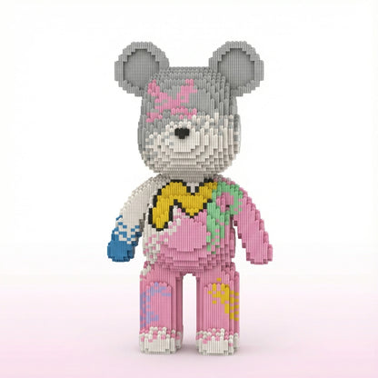 BRIKKO - Ours géant à assembler (43 cm)